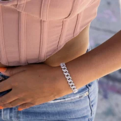 Iced Cuban Bracelet In White Gold - 8.5mm 7 Iced Cuban Bracelet In White Gold - 8.5mm -Fashion Jewelry Discount Store 098B8CE0 A7D2 4B72 8BB5 7C19C46A22CA 8d7a396d ce61 41c4 87a8 86d7437f0e04 scaled