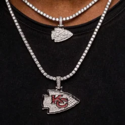 Kansas City Chiefs Micro Logo Pendant - White Gold -Fashion Jewelry Discount Store 09AF49B0 D64E 4697 963D DB3C52C1EC04 1 201 a