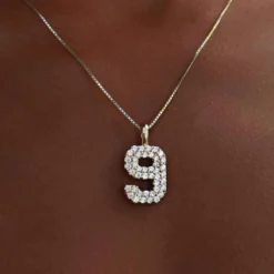 Solid Gold Number Pendants -Fashion Jewelry Discount Store 10k solid gold number pendants gld women the gld shop 10