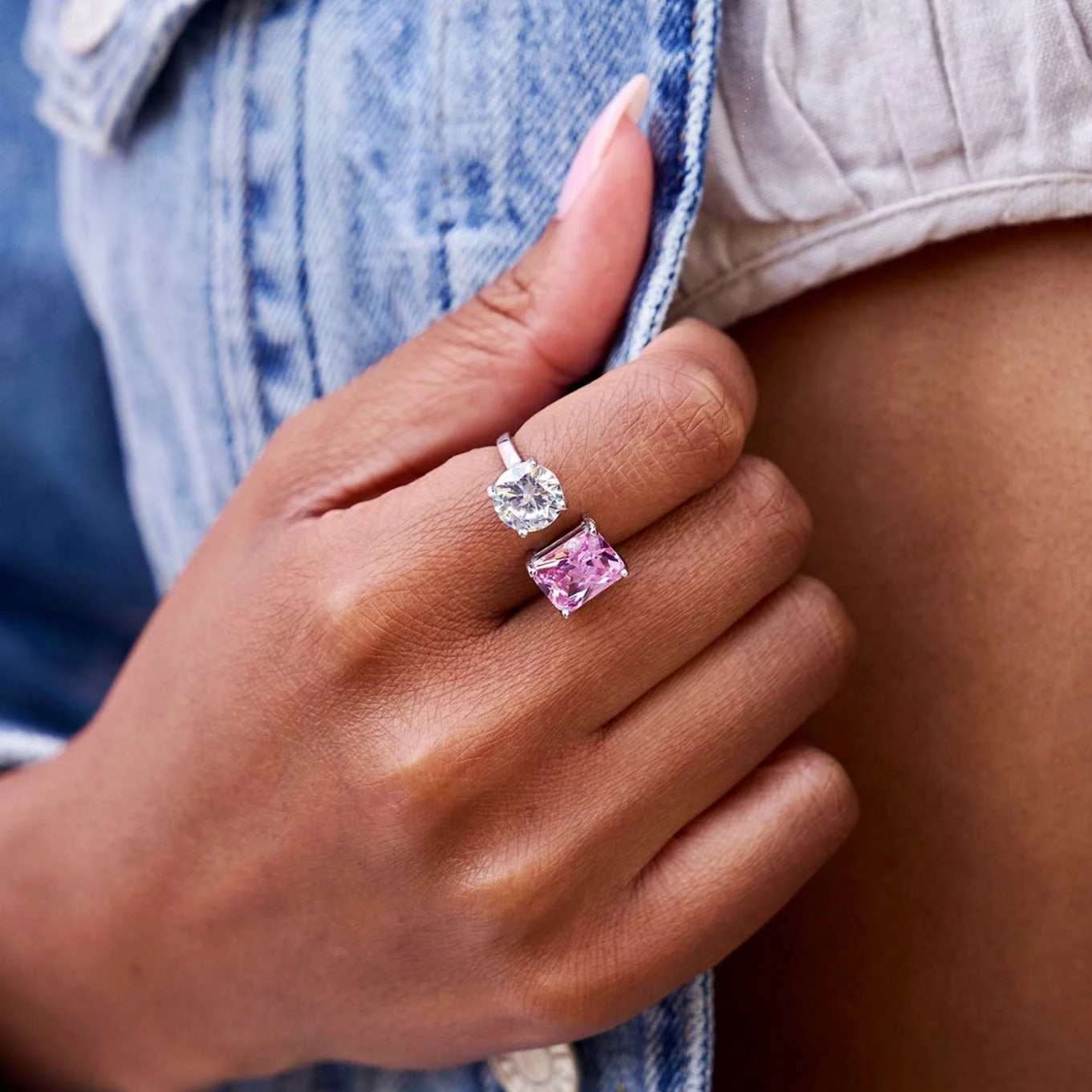 Double Stone Ring 1 Double Stone Ring