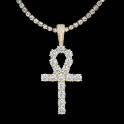 18k Vermeil Ankh Cross -Fashion Jewelry Discount Store 18k vermeil ankh cross gld men the gld shop 11