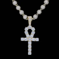 18k Vermeil Ankh Cross -Fashion Jewelry Discount Store 18k vermeil ankh cross gld men the gld shop 13
