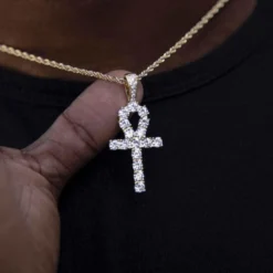18k Vermeil Ankh Cross -Fashion Jewelry Discount Store 18k vermeil ankh cross gld men the gld shop 3