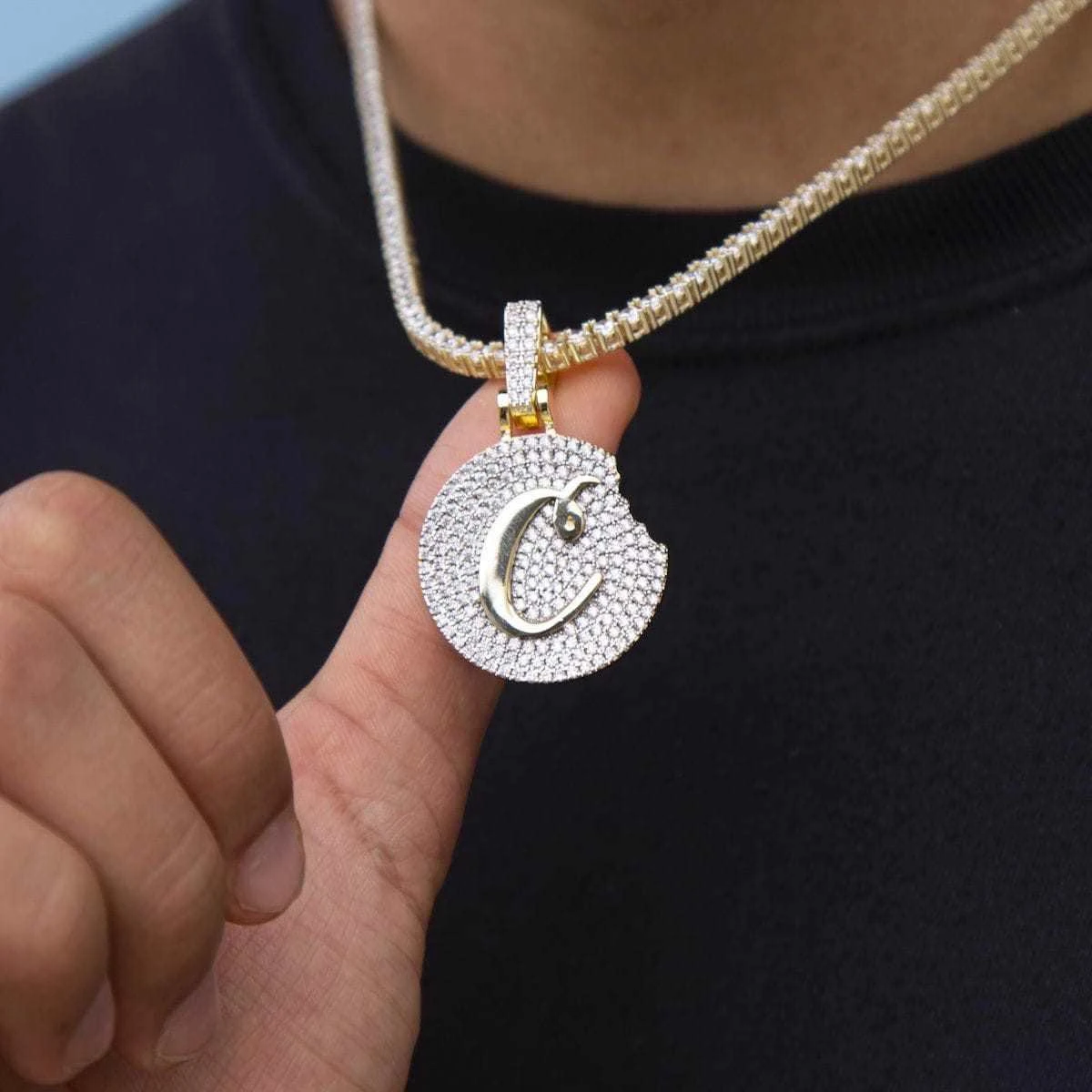 18k Vermeil Cookies Pendant 4 18k Vermeil Cookies Pendant - Image 4