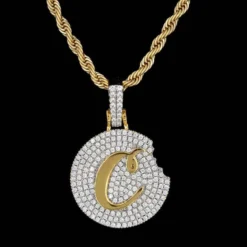 18k Vermeil Cookies Pendant 23 18k Vermeil Cookies Pendant -Fashion Jewelry Discount Store 18k vermeil cookies pendant gld men the gld shop 9