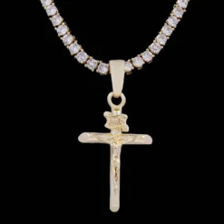 18k Vermeil Crucifix -Fashion Jewelry Discount Store 18k vermeil crucifix gld men the gld shop 10 45f62f24 cbe8 4016 af4e b0603c6a5f6c