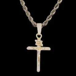 18k Vermeil Crucifix -Fashion Jewelry Discount Store 18k vermeil crucifix gld men the gld shop 8 115f071b e257 4e5d 82e5 cab8d2931951