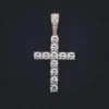 18k Vermeil Diamond Cross