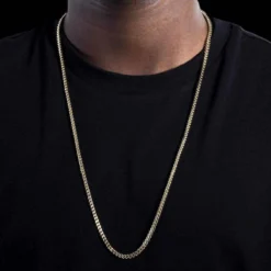 18k Vermeil Franco Chain - 3mm -Fashion Jewelry Discount Store 18k vermeil franco chain 3mm gld men the gld shop 6 9db41616 b721 44f8 b15c bee30f377158