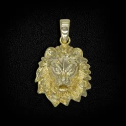 18k Vermeil Gold Lion Micro 27 18k Vermeil Gold Lion Micro -Fashion Jewelry Discount Store 18k vermeil gold lion micro gld men the gld shop 1