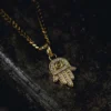 18k Vermeil Hamsah Micro Pendant