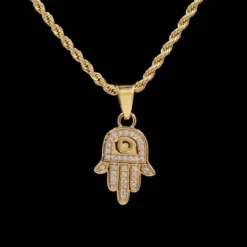 18k Vermeil Hamsah Micro Pendant -Fashion Jewelry Discount Store 18k vermeil hamsah micro pendant gld men the gld shop 7 c804394a fe49 43a4 8a25 1f33afcbe4f9
