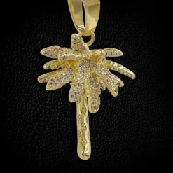 18k Vermeil Iced Palm Tree -Fashion Jewelry Discount Store 18k vermeil iced palm tree gld men the gld shop 7 ca64569f c118 4dec 8b42 1f8055a2ce89