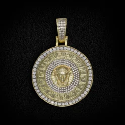 18k Vermeil Medusa Pendant -Fashion Jewelry Discount Store 18k vermeil medusa pendant gld men the gld shop 1
