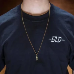 18k Vermeil Micro Lightning Bolt -Fashion Jewelry Discount Store 18k vermeil micro lightning bolt gld men the gld shop 2