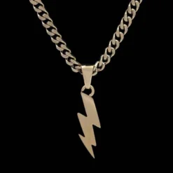 18k Vermeil Micro Lightning Bolt -Fashion Jewelry Discount Store 18k vermeil micro lightning bolt gld men the gld shop 6
