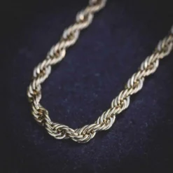 18k Vermeil Rope Chain (4mm) 10 18k Vermeil Rope Chain (4mm) -Fashion Jewelry Discount Store 18k vermeil rope chain 4mm gld men the gld shop 2 b5eae125 76d0 42a1 8b7e 7e52819e6f4e