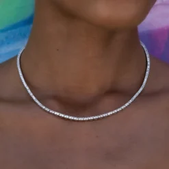 Diamond Tennis Necklace + Bracelet Bundle In White Gold- 2mm -Fashion Jewelry Discount Store 1A8899CD E04C 4138 8BC6 92E67C1088BA