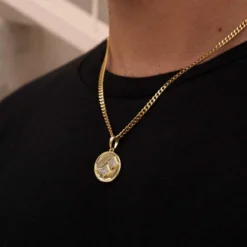 GLD Stars Coin Pendant - Yellow Gold 8 GLD Stars Coin Pendant - Yellow Gold -Fashion Jewelry Discount Store 1EF992B6 ACA0 468C A5F9 927AF75DD7FD 1 105 c