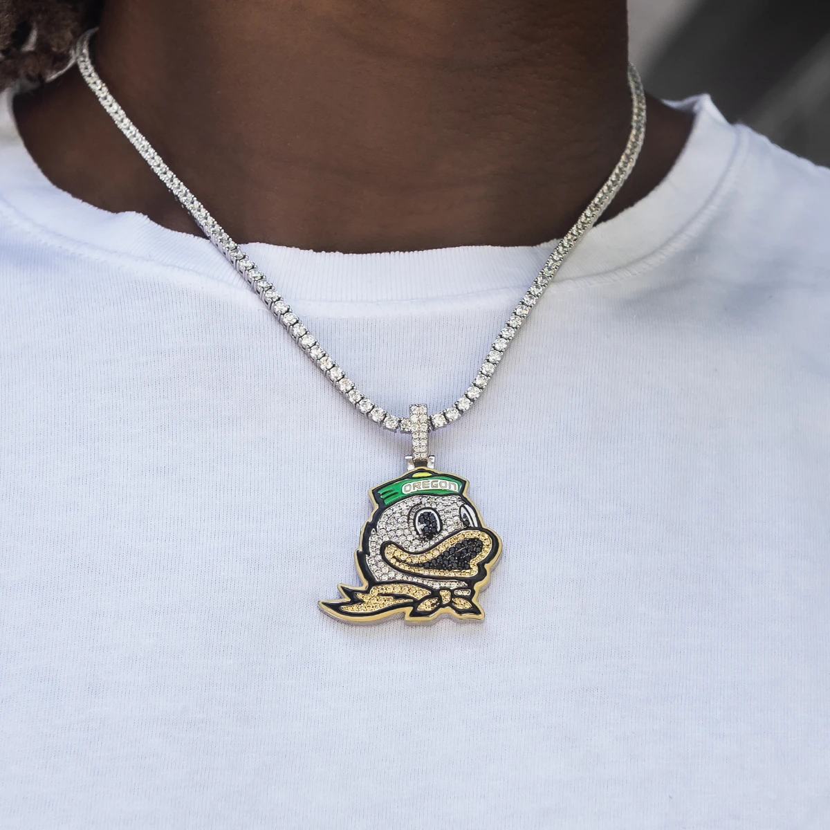 Oregon Ducks Mascot Pendant 3 Oregon Ducks Mascot Pendant - Image 3