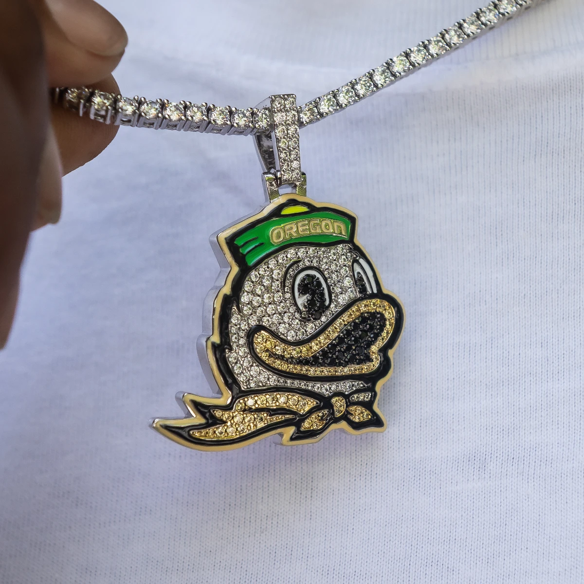 Oregon Ducks Mascot Pendant 4 Oregon Ducks Mascot Pendant - Image 4