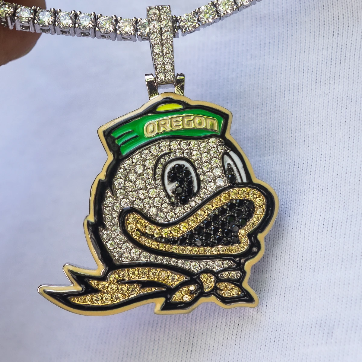 Oregon Ducks Mascot Pendant 2 Oregon Ducks Mascot Pendant - Image 2