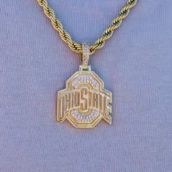 Ohio State Buckeyes Micro Logo Pendant 8 Ohio State Buckeyes Micro Logo Pendant -Fashion Jewelry Discount Store 2023 07 31 GLD AUGUSTLIFESTYLEFIELD 1014 Edit 4x5 1