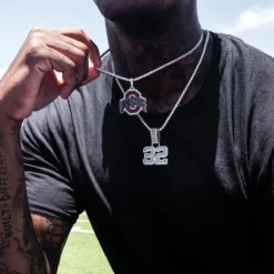 Custom Iced Number Baguette Pendant -Fashion Jewelry Discount Store 2023 07 31 GLD AUGUSTLIFESTYLEFIELD 1582 Edit 4x5 1