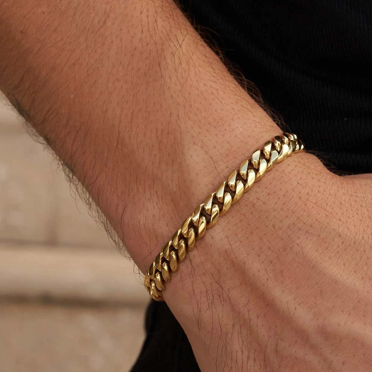 Miami Cuban Link Bracelet - 8mm 1 Miami Cuban Link Bracelet - 8mm