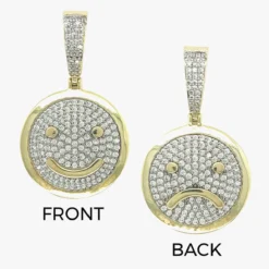 Double-Sided Face Pendant -Fashion Jewelry Discount Store 2 14 d110ed8e 26dd 424b 9ec7 ca6a0391751d
