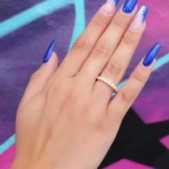 2mm Round Cut Eternity Band Ring -Fashion Jewelry Discount Store 2mm round cut eternity band ring gld women the gld shop 5