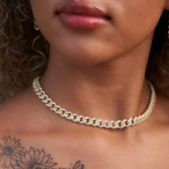 Iced Cuban Necklace In Yellow Gold - 8.5mm -Fashion Jewelry Discount Store 3ADCFDD8 3891 4676 AF63 5CACABF4B3BF 1 201 a 779d412c f728 4e4d 8fe9 f1a9bf1a8e0b scaled