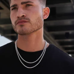 Diamond Tennis Necklaces Bundle In White Gold- 3mm 11 Diamond Tennis Necklaces Bundle In White Gold- 3mm -Fashion Jewelry Discount Store 3mmtennisnecklacesbundleinwhitegold1 scaled