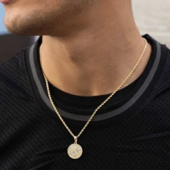 GLD Stars Coin Pendant - Yellow Gold 9 GLD Stars Coin Pendant - Yellow Gold -Fashion Jewelry Discount Store 4C41BAB6 12CA 4ADC BF27 A4742CA26B20 1 201 a