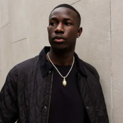 A.J. Greene Football Pendant -Fashion Jewelry Discount Store 606A0140