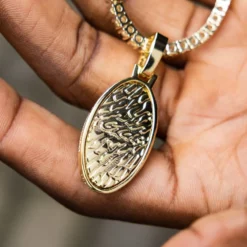 A.J. Greene Football Pendant -Fashion Jewelry Discount Store 606A0186