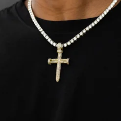 Nail Cross (Large) -Fashion Jewelry Discount Store 606A0963