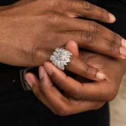 Iced Lion Ring -Fashion Jewelry Discount Store 606A1389