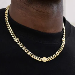 Philadelphia 76ers Miami Cuban Chain - 8mm