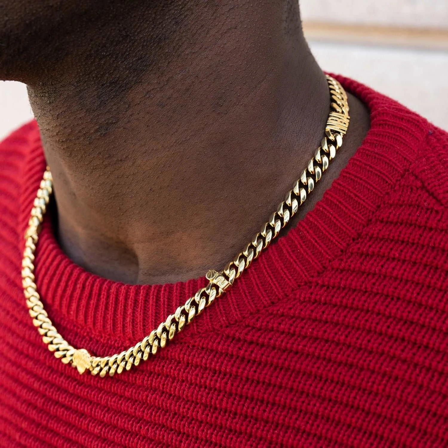 New York Knicks Miami Cuban Chain - 8mm 6 New York Knicks Miami Cuban Chain - 8mm - Image 6