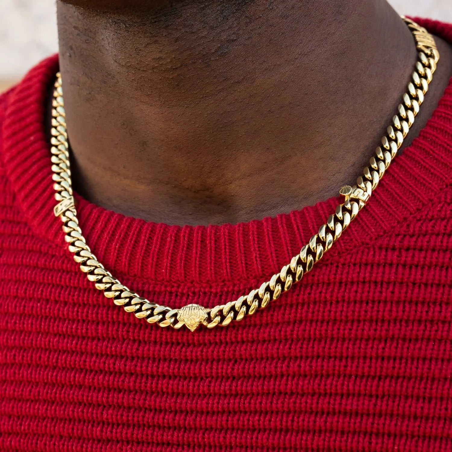 New York Knicks Miami Cuban Chain - 8mm 1 New York Knicks Miami Cuban Chain - 8mm