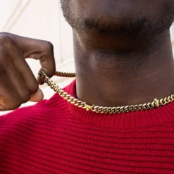 Chicago Bulls Miami Cuban Chain - 8mm -Fashion Jewelry Discount Store 606A6991