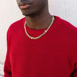 Miami Heat Miami Cuban Chain - 8mm -Fashion Jewelry Discount Store 606A7028