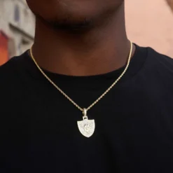 Las Vegas Raiders Micro Logo Pendant - Yellow Gold -Fashion Jewelry Discount Store 6C43FC35 CC6A 48E4 8E2C 22EED9FA9474 1 201 a