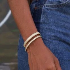 Pave Open Cuff Bracelet - Yellow Gold -Fashion Jewelry Discount Store 727D7B24 DE92 4CEA 81D3 CEF68434335D scaled