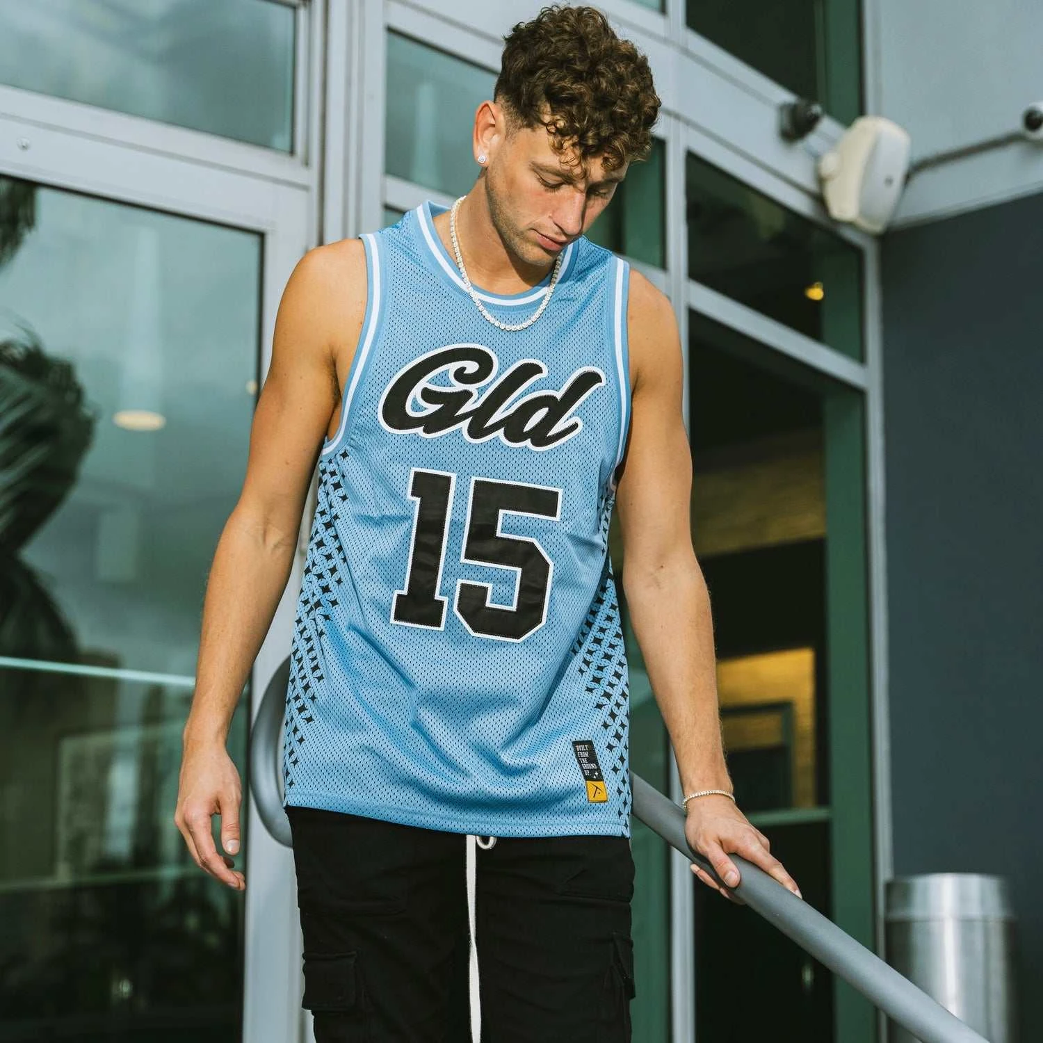 Basketball Jersey In Blue 3 Basketball Jersey In Blue - Image 3