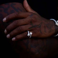 Pave Star Wrap Ring -Fashion Jewelry Discount Store A33B3671copy