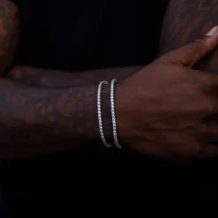 Diamond Tennis Bracelet Bundle In White Gold - 3mm -Fashion Jewelry Discount Store A33B3715copy