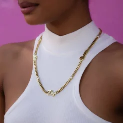 Gothic Stationed Cuban Custom Necklace 16 Gothic Stationed Cuban Custom Necklace -Fashion Jewelry Discount Store A33B5363copy