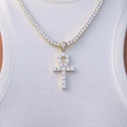 Ankh Cross In Yellow Gold